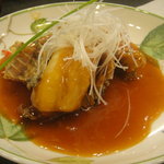 和風花紋 - 太刀魚甘酢あんかけ