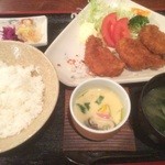 すくね - ヒレカツ定食：2014.12.4撮影