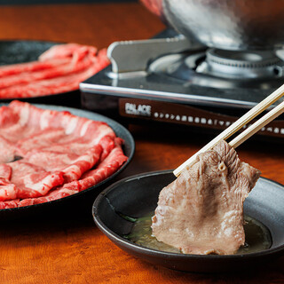 ディナー◆山形牛・国産豚使用！しゃぶしゃぶ・すき焼き食べ放題