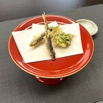 本郷 - 「泳ぎ鮎」　稚鮎天婦羅