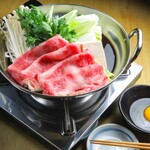 黄金の魚 - 前沢牛のすき焼き