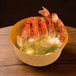 ワタリガニの味噌汁