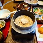 鶴ヶ島 甲羅本店 - 料理写真:かに釜めしランチ
