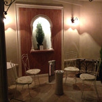 横浜うかい亭 - 喫煙所も素敵