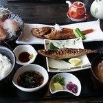 浜ゆう - 刺し身と煮付の定食