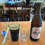 品珍閣 - ■中瓶（スーパードライ）￥578　 ■アイスコーヒー￥0：サービス