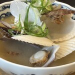 四季 花まる - ホタテ稚子の味噌汁　チコちゃん