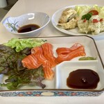 ゆあさ食堂 - サーモン濃厚