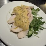 串焼 こはだ - ※鶏ハム　トンナートソース　８５０円　鶏ハムは柔らかく仕上がってますね。