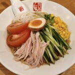 ちりめん亭 - 料理写真:黒酢の冷やし中華880円(税込み)からし無し