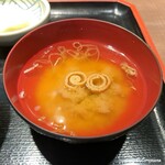 なんぶの郷 - 巻麩の味噌汁