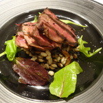 リストランテ サクラ - 牛ハツのソテー、バルサミコ酢