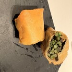 MASA’S KITCHEN - 山菜の春巻の断面
