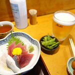 尾張家 - 生ビールもあり