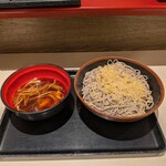 名代 富士そば - 料理写真:鶏ねぎラー油つけそば680円(2026年5月20日)