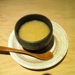 ゆう - 【5th Visit】原木しいたけの茶碗蒸し　葱のすり流しと