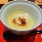 豪龍久保 - (2015.3) 天然トラフグの白子の茶碗蒸し