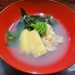 豪龍久保 - (2015.3) 京都の筍、九十九里のハマグリとわかめ