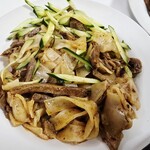 蘭州拉麺店 火焔山 - 羊肉凉皮。