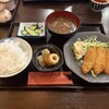 平和食堂 - 白身魚フライ定食800円