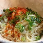 和食と地酒の店 うり坊 - H.27.3.5.夜 ヘレをエスニック風に煮込んだもののダシで煮込んだにゅうめん