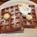 Waffle cafe ORANGE - 普通のにホイップトッピング