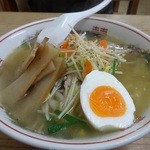 日景食堂 - 大鰐温泉もやしラーメン680円