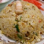 幸楽 - てっぺんに海老が１尾