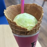サーティワンアイスクリーム - 料理写真:キウイ杏仁豆腐(キッズ)340円 ワッフルコーン 40円!