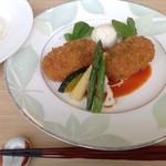 ちかゑ - 【ビストロクロケットランチ】カニクリームコロッケ