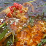 満州ニラら～めんの店 さかえや - 納豆満州ニララーメン（アップ）