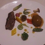 礼華　青鸞居 - 2015年3月　ひれ肉の炭焼きと干し鮑