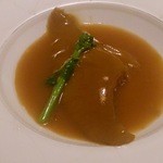 礼華　青鸞居 - 2015年3月　フカヒレの姿煮取り分け