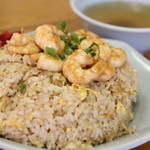 Fried shrimp rice