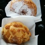 ビアードパパの作りたて工房 - 料理写真:2015.03クッキーシュー（180円）＆パリブレスト（170円）