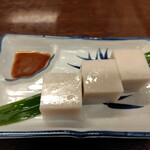 きこり - 胡麻だれ蕎麦豆腐(美味しいです)
