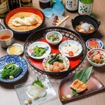 ★お一人ずつ個皿で提供★【紅花（べにばな）コース】お料理13品＋2.5時間飲み放題付き