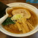 鯖節そば（細麺）です。