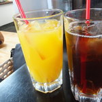楽蔵 - ランチのドリンク
