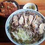 といや - 肉そばミニかつ丼セット（27年3月）