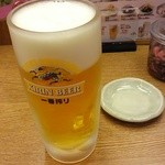 天丼てんや - まずは生ビール