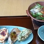 料理旅館 橘 - プックリとした牡蠣を思う存分