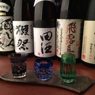 [50 kinds of carefully selected local sake] A wide selection of carefully selected local sake from all over the country, including local sake and Juyondai!