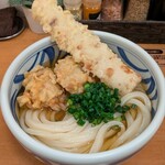 麺匠 釜善 - （冷）とりちくわ天うどん①