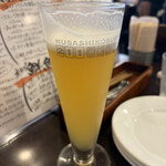 イタリアン酒場ナチュラ - 小杉ホワイト。飲みかけですみません。