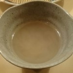 和乃店　調 - 蕎麦湯