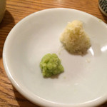 手打そば 菊谷 - 薬味