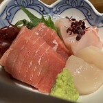 鮨竜 - 中トロ　帆立　そい