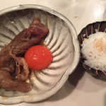 おにく 花柳 - 和牛すき焼き・八ヶ岳卵・一口御飯