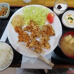 定食屋 揚心 - からあげ定食　1300円(税込)